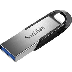SanDisk Cruzer Ultra Flair 128GB (USB 3.0) - USB-sticks Zwart