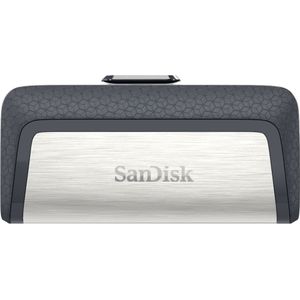 SanDisk Ultra® DualDrive USB-stick smartphone/tablet Zilver 32 GB USB 3.2 Gen 1 (USB 3.0), USB-C