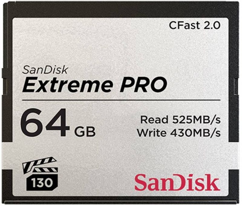 SanDisk Extreme Pro CFAST 2.0 - 64GB - 525MB/s - VPG130
