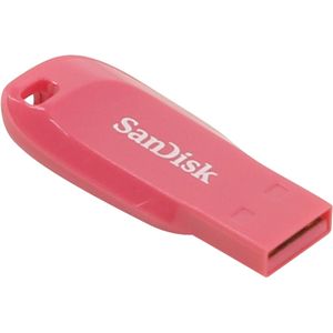 SanDisk SDCZ50C-032G-B35PE Cruzer Blade USB 2.0 Flash Drive 32 GB - Electric Pink