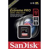 Sandisk SDHC geheugenkaart - 32GB - ExtremePro - U3