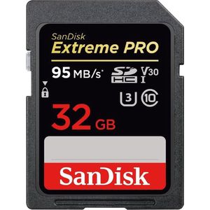 Sandisk SDHC geheugenkaart - 32GB - ExtremePro - U3