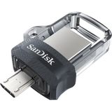 SanDisk Ultra Dual USB-stick 3.0 - USB en microUSB - 64GB