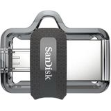 SanDisk Ultra Dual USB-stick 3.0 - USB en microUSB - 64GB