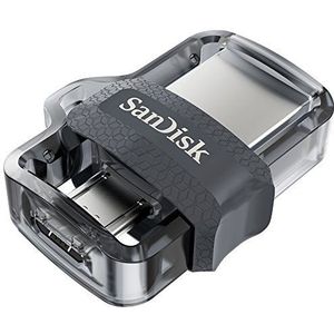 USB stick SanDisk Ultra Dual m3.0 Zwart 64 GB