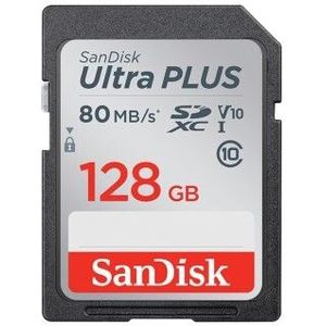 SanDisk SDXC Elite Ultra Plus 128GB 80MB/s Class10