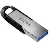 SanDisk Ultra Flair USB 3.0 Flash Drive 256 GB (Robuuste En Stijlvolle Metalen Behuizing, Wachtwoordbeveiliging, 150 MB/s Lezen) Zwart