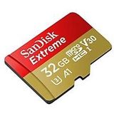 SanDisk Extreme Micro SDHC 32GB - A1 V30 U3 - Met Adapter