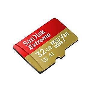 SanDisk Extreme Micro SDHC 32GB - A1 V30 U3 - Met Adapter