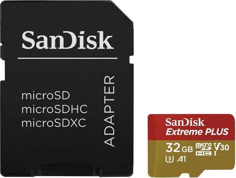 SanDisk Micro SD Geheugenkaart 32GB - UHS-I Adapter