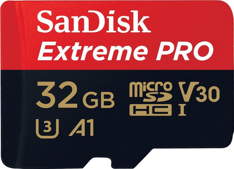 SanDisk Extreme Pro Micro SDHC - 32GB - 100MB/s - Inclusief Adapter