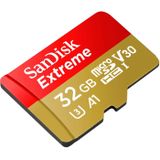 SanDisk Extreme Micro SDHC 32GB - A1 V30 U3 - Inclusief Adapter