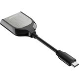 SanDisk Extreme PRO SD Kartenlesegerät USB-C (Ultraschnelles SD UHS-II Speicherkarten-Lesegerät, abwärtskompatibel mit UHS-I, kompaktes Plug-and-Play-Design für Fotos und Videos)