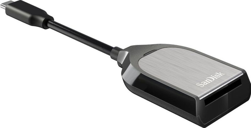SanDisk Extreme PRO SD Kartenlesegerät USB-C (Ultraschnelles SD UHS-II Speicherkarten-Lesegerät, abwärtskompatibel mit UHS-I, kompaktes Plug-and-Play-Design für Fotos und Videos)