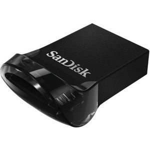 SanDisk Ultra Fit (16 GB, USB-A, USB 3.1), USB-stick, Zwart