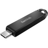 SanDisk Ultra USB Type-C-Flashdrive 64 GB (Vor USB Type-C-Computers, Smartphones En -Tablets, Leessnelheden Tot 150 MB/s, SanDisk SecureAccess-Software, RescuePRO Deluxe-Software, Back-Up Functione)