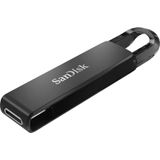 SanDisk Ultra USB Type-C 128 GB, USB 3.1 stick tot 150 MB/s, zwart