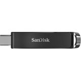 SanDisk Ultra USB Type-C-Flashdrive 128 GB (Vor USB Type-C-Computers, -Smartphones En -Tablets, Leessnelheden Tot 150 MB/s, SanDisk SecureAccess-Software, RescuePRO Deluxe-Software, Back-Up Functione)