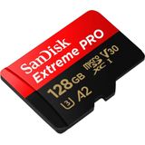 SanDisk - Extreme Pro - Micro SDXC - 128GB - A2 V30 - met adapter