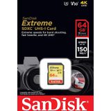 Sandisk SDXC geheugenkaart - 64GB - Extreme - U3