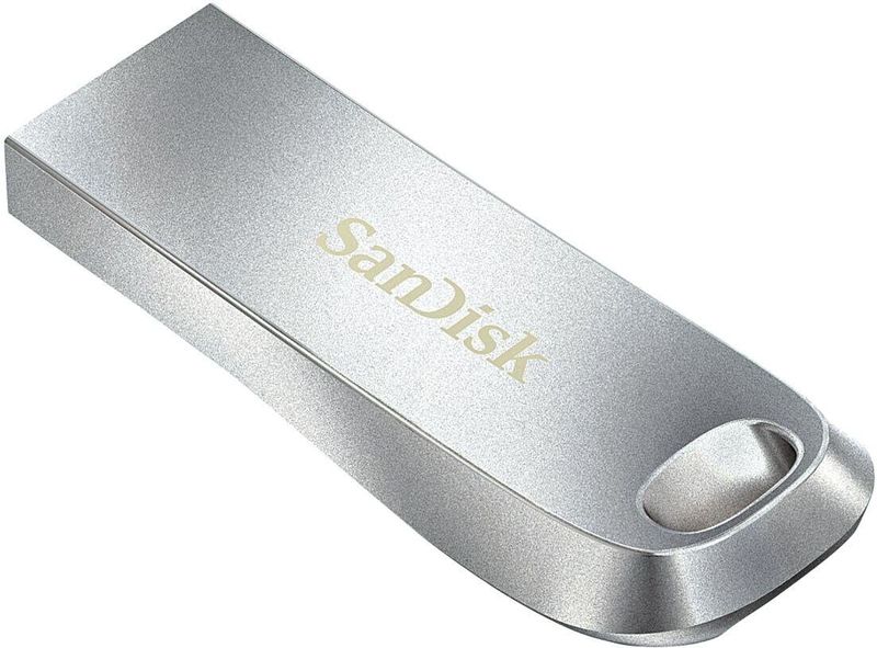 SanDisk Ultra Luxe USB-stick - 64 GB - Zilver - USB 3.2