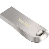 SanDisk Ultra Luxe USB 3.2-Flashdrive 128 GB (USB 3.2 Gen 1, Leessnelheden Tot 400 MB/s, Wachtwoordbeveiliging, RescuePRO Deluxe-Software)