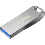 SanDisk Ultra Luxe USB Stick 128GB - USB 3.0 A - Zilver