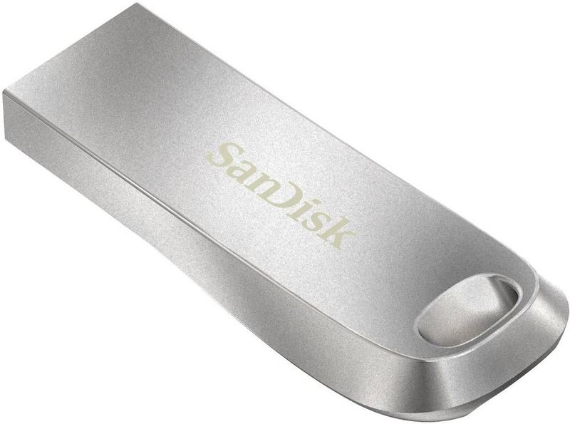 SanDisk Ultra Luxe USB Stick 128GB - USB 3.0 A - Zilver
