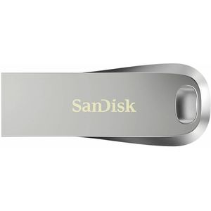 SanDisk Ultra Luxe USB 3.2-Flashdrive 256 GB (USB 3.2 Gen 1, Leessnelheden Tot 400 MB/s, Wachtwoordbeveiliging, RescuePRO Deluxe-Software)