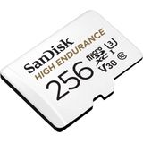 SanDisk - High Endurance - Geheugenkaart - Wit - 256 GB - UHS-I Klasse 10 V30