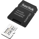 SanDisk - High Endurance - Geheugenkaart - Wit - 256 GB - UHS-I Klasse 10 V30
