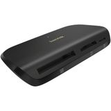 SanDisk ImageMate PRO USB-C Multi Card Reader/Writer, USB 3.0, up to 160MB/s, UHS-II, UHS-I or non-UHS SD, Black
