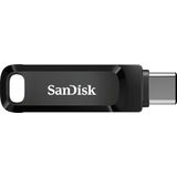 SanDisk - Ultra Dual Drive Go - USB-stick - Zwart - 64 GB - USB-A 3.2 Gen 1, USB-C