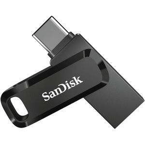 SanDisk Ultra Dual Drive Go USB-stick smartphone/tablet Zwart 64 GB USB 3.2 Gen 1 (USB 3.0), USB-C