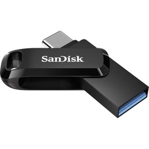 SanDisk - Ultra Dual Drive Go - USB-stick - Zwart - 128 GB
