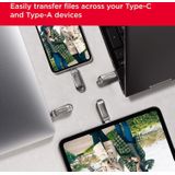 SanDisk Dual Drive Ultra 1TB - USB C en USB A - USB 3.1