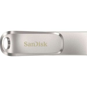 SanDisk Ultra® Dual Luxe Type-C™ USB-stick smartphone/tablet Zilver 256 GB USB-C 3.1 Gen 1