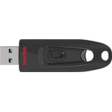 SanDisk Ultra (512 GB, USB A, USB 3.0), USB-stick, Zwart
