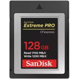 SanDisk Extreme PRO CFexpress Compactflash kaart type B, 128 GB, tot 1.700 MB/s, voor het streamen van video's in 4K RAW