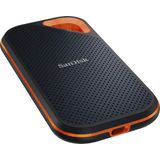SanDisk Extreme PRO Portable SSD 1 TB (externe SSD, NVMe-SSD-Performance, 2,5 Zoll, 2.000 MB/s Lesen und Schreiben, AES-Verschlüsselung, IP65-Wasser- und -Staubschutz) grau