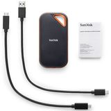 Sandisk Externe Harde Schijf Ssd V2 2 Tb Extreme Pro Portable Oranje