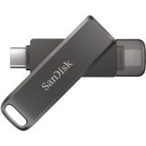 SanDisk iXpand Flash Drive Luxe 64 GB 2-in-1 Lightning & USB Type-C aansluitingen voor je iPhone en iPad