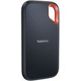 SanDisk Extreme Portable SSD 500 GB (tragbare NVMe SSD, USB-C, bis zu 1.050 MB/s Lesegeschwindigkeit und 1.000 MB/s Schreibgeschwindigkeit, wasser- und staubbeständig) Schwarz