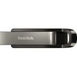 SanDisk Extreme Go USB Drive 128 GB (Robuuste Metalen Design, RescuePRO Deluxe, SecureAcess Software, Leessnelheden Tot 400 MB/s, Schrijfsnelheden Tot 180 MB/s)
