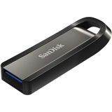 SanDisk Extreme Go USB Drive 256 GB (Robuuste Metalen Design, RescuePRO Deluxe, SecureAcess Software, Leessnelheden Tot 400 MB/s, Schrijfsnelheden Tot 240 MB/s)