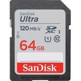 Sandisk SDXC Ultra 64GB - Class 10 - 120MB/s