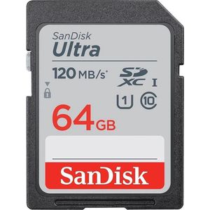 Sandisk SDXC Ultra 64GB - Class 10 - 120MB/s