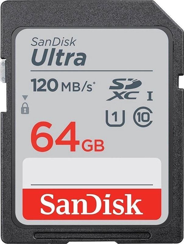 Sandisk SDXC Ultra 64GB - Class 10 - 120MB/s
