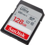 Sandisk SDXC Ultra Geheugenkaart - 128GB - Class 10 UHS-I 120MB/s