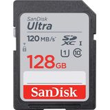 Sandisk SDXC Ultra Geheugenkaart - 128GB - Class 10 UHS-I 120MB/s
